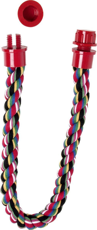 Flamingo Twister Perch Cotton Bird Bar - X-Large